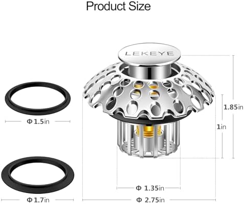 Effortless bathtub drain maintenance with hair catcher