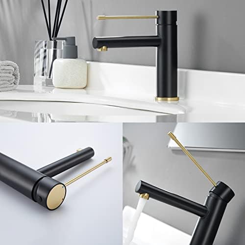 Stylish Black Gold Faucet Stainless Steel