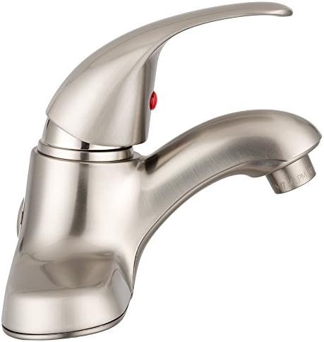 Dura Faucet DF-NML210-SN RV Single-Lever Bathroom Faucet Brushed Satin Nickel