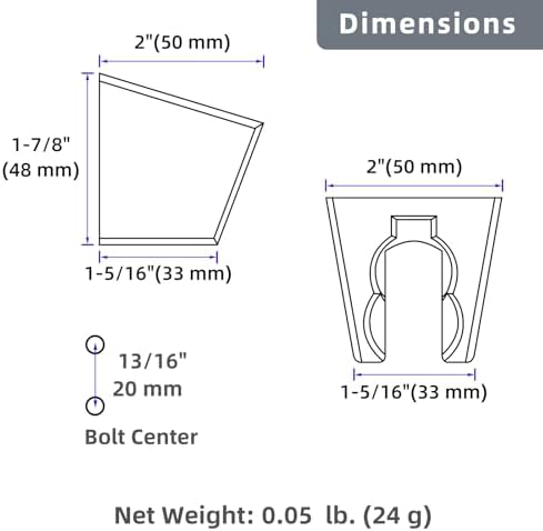 Aomasi Hand Shower Bracket with Two Slot
