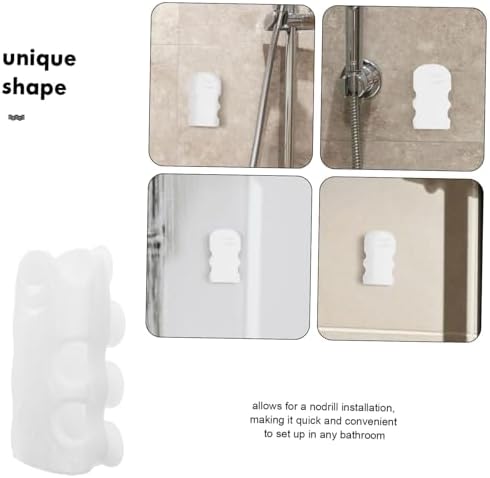 Elegance Simplicity Removable Silicone Shower Head Holder Suction Cup Bracket