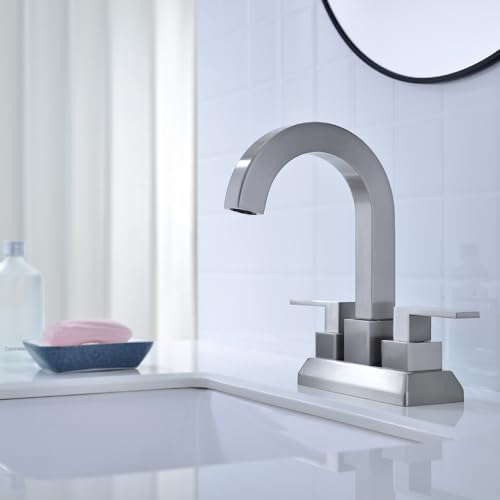 TRUSTMI 2-Handle Square Bathroom Faucet