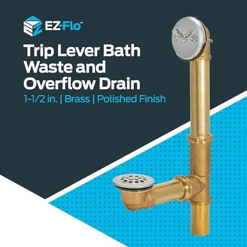 EZ-FLO 1-12 Inch Trip Lever Bath Drain Kit