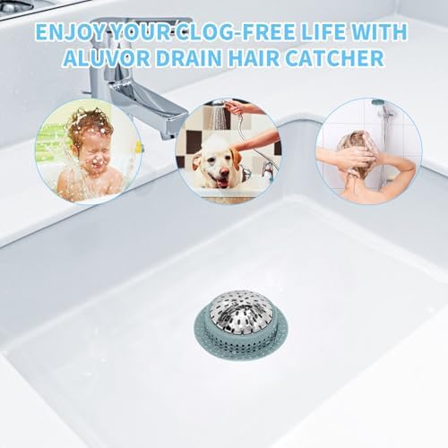 Aluvor Drain Hair Catcher Effortless Hair Removal for Better Drainage