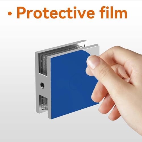 Bathlink Polished Chrome Glass Clamp