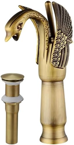 Bathroom Faucet Single Hole Sink Faucet Antique Brass Faucet