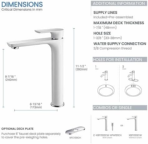KIBI Tender-T Single Handle Faucet