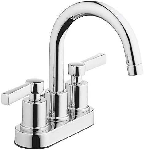 Two Handle High Arc Polymerpolish Chrome Faucet