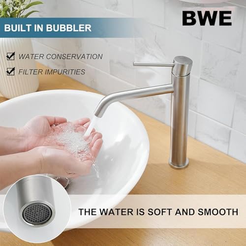 BWE Touch-On Faucet Stainless Steel