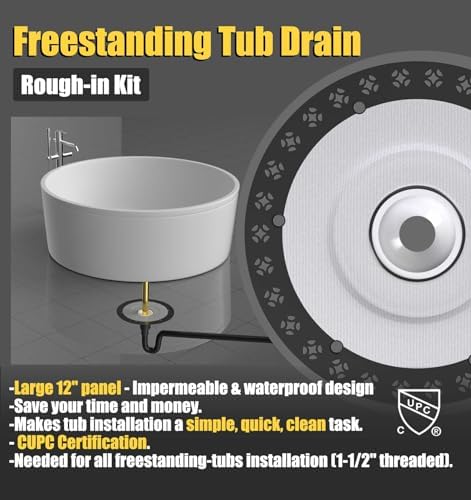 Paikalo Freestanding Tub Drain Rough-in Kit