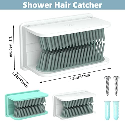 Hair Catcher for Shower Reusable Drain Protector