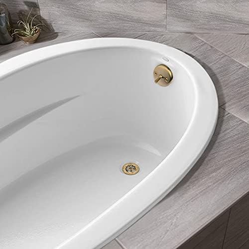 Champagne Bronze Trip Lever Tub Trim Kit Set