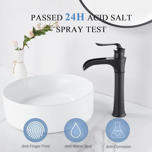 Luxury Touch-Panel Faucet Black 12 GPM Flow rate