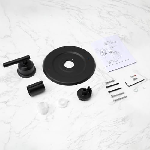 ZJIALING Replacement for Moen T2901BL Matte Black Shower Trim Kit