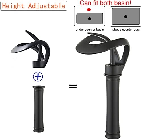 Black Faucet Waterfall Design
