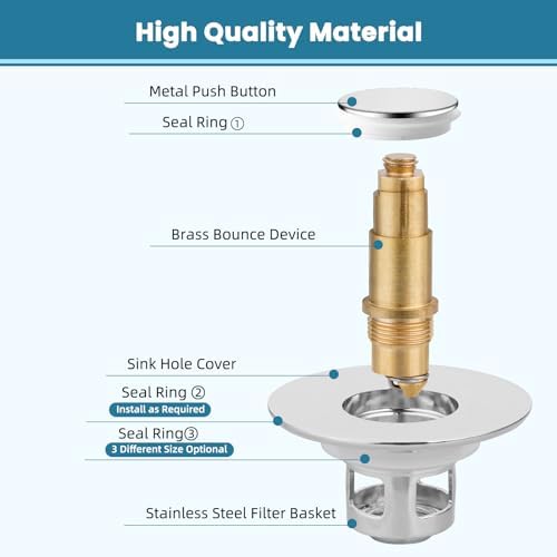 Hygie Rinse 2-in-1 Sink Strainer