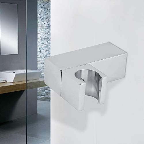 Restokii Home Copper Handheld Shower Holder Square Bracket 360-Degree Fixing