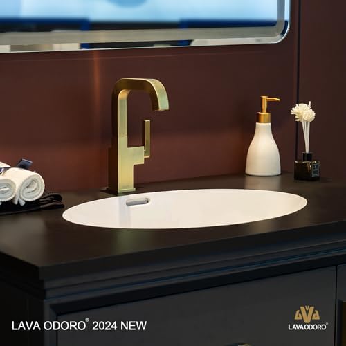Lava Odoro Brushed Gold Bathroom Faucet