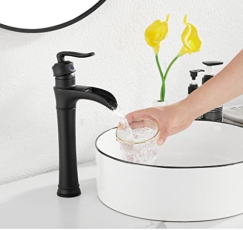 Matte Black Farmhouse Bathroom Faucet