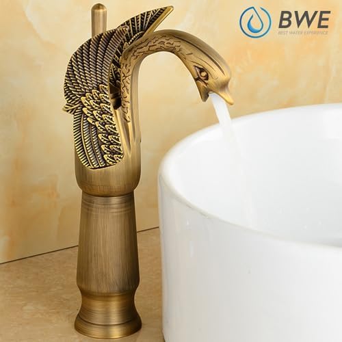 Bathroom Faucet Single Hole Sink Faucet Antique Brass Faucet