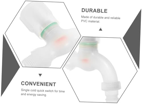 Gadpiparty Durable Cold Water Faucet for Kitchen Bathroom Wall Mount Design