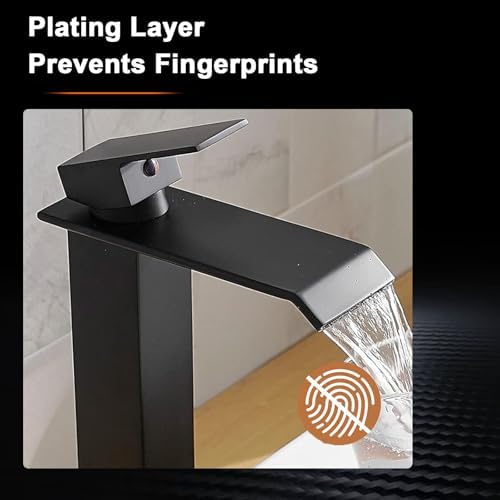 Modern Black Vessel Faucet - Add Style to Your Bathroom