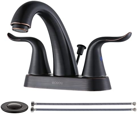 WOWOW Retro Bathroom Faucet Antique Bronze