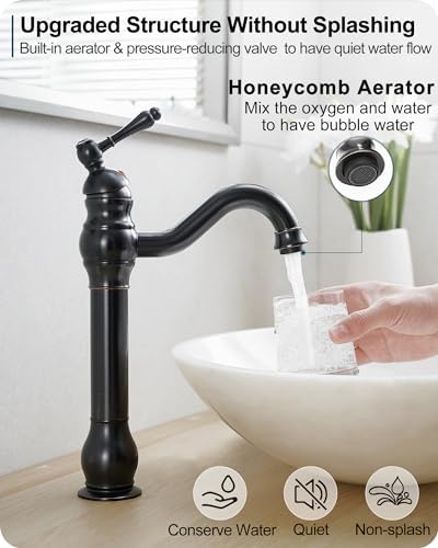 BlADE Oil Rubbed Bronze 360-Degree Bathroom Faucet
