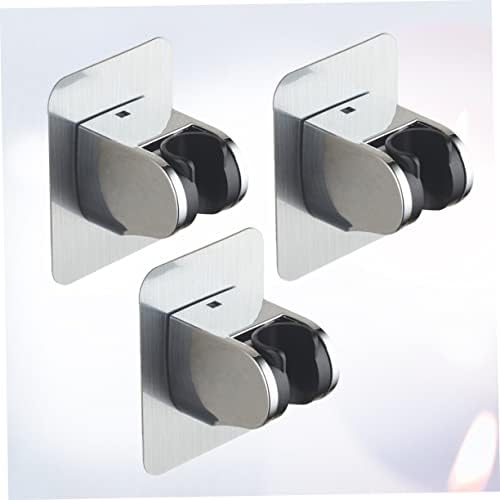 OSALADI 3-Piece Adjustable shower head holder rack