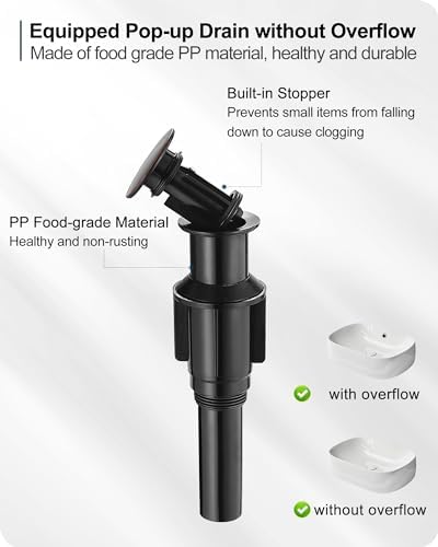 BlADE Oil Rubbed Bronze 360-Degree Bathroom Faucet
