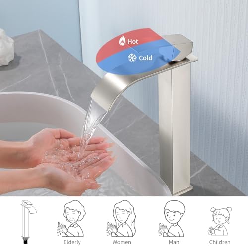 Vessel Sink Faucet with Pop-Up Drain