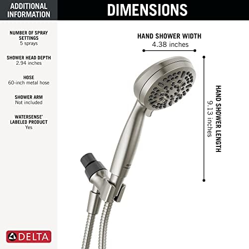 Delta Faucet 75511SN Intense Power Massaging Jets