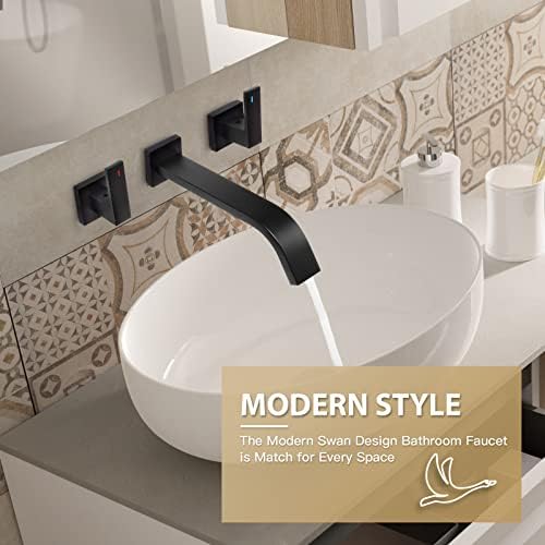 Modern Brass Wall Mount Faucet