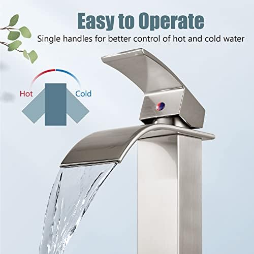 Sturdy Tall Vessel Sink Faucet from Aolemi