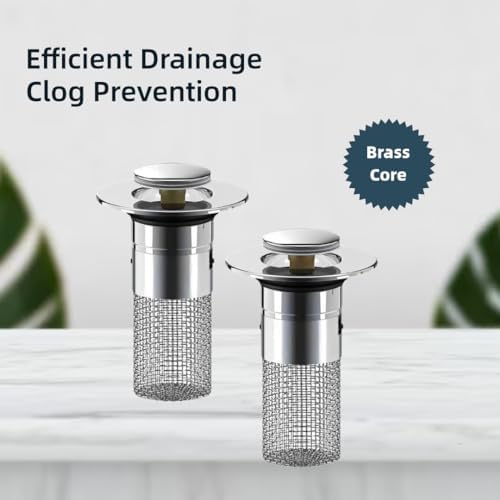 Bathroom Sink Stopper Hair Catcher - Effective Clog Prevention