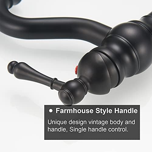 Black Vessel Faucet for Bathroom
