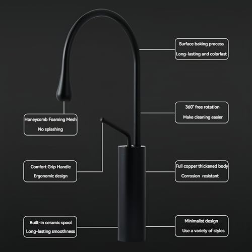 Champagne Bronze Vessel Sink Faucet