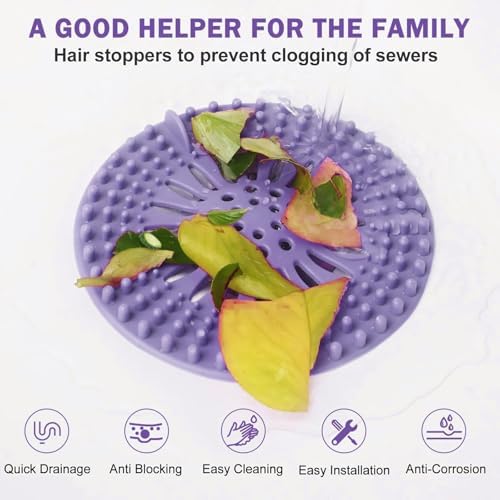 Gotega Drain Strainers Effortless Hair Catcher Smart Solutions for Your Bathroom