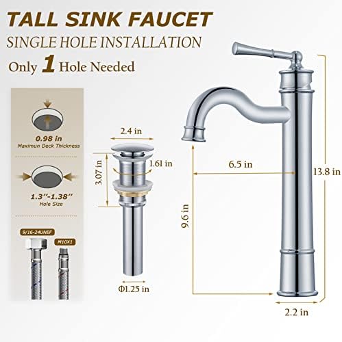 Vessel Sink Faucet Chrome