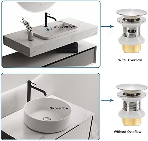 Premium Sink Drain Stopper Detachable Strainer Easy to Install for Your Bathroom