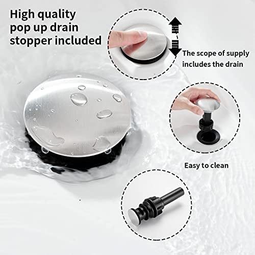 Widespread 3-Hole Faucet Two Handles for Smooth Flow
