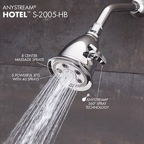 High Flow Adjustable 25 GPM Bathroom Shower Head