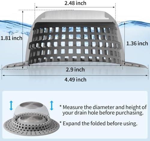 Aluvor Shower Drain Hair Catcher