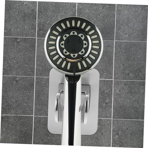 4 Piece Aluminum Shower Bracket Set Silver Space Design