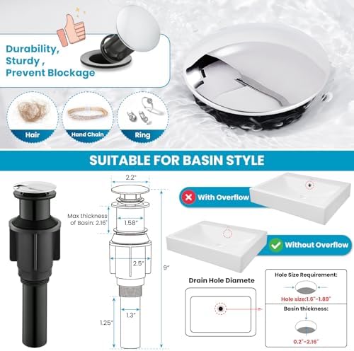 Vessel Faucet Sink for Modern Bath