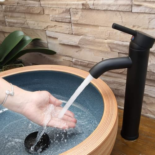 Greenspring Black Vessel Sink Faucet
