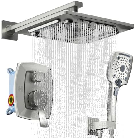 ELLOALLO bathtub shower combo rainfall handheld
