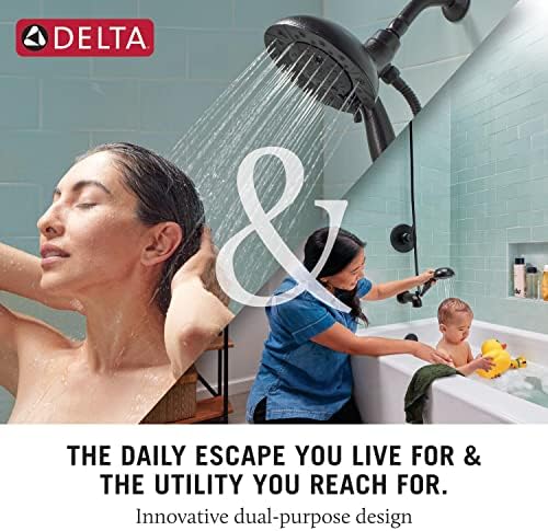 Delta In2ition 2-in-1 Dual Shower Head with Oil Rubbed Bronze