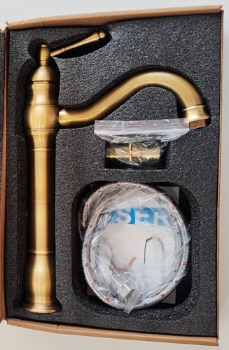 Antique Brass 360 Swivel Bathroom Faucet