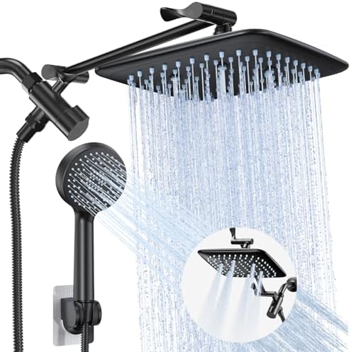 Veken Wash Easy High Pressure Rain shower Head with Extension Arm
